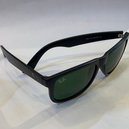 YAR RB Matte Black Frame Green Shade Sunglasses RB4165 855/8G 2N