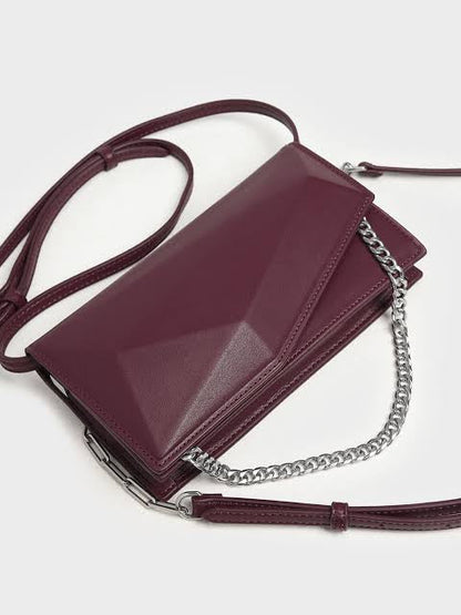 Geometric Chain Link Belt Bag CHARLES & KEITH KR Bag