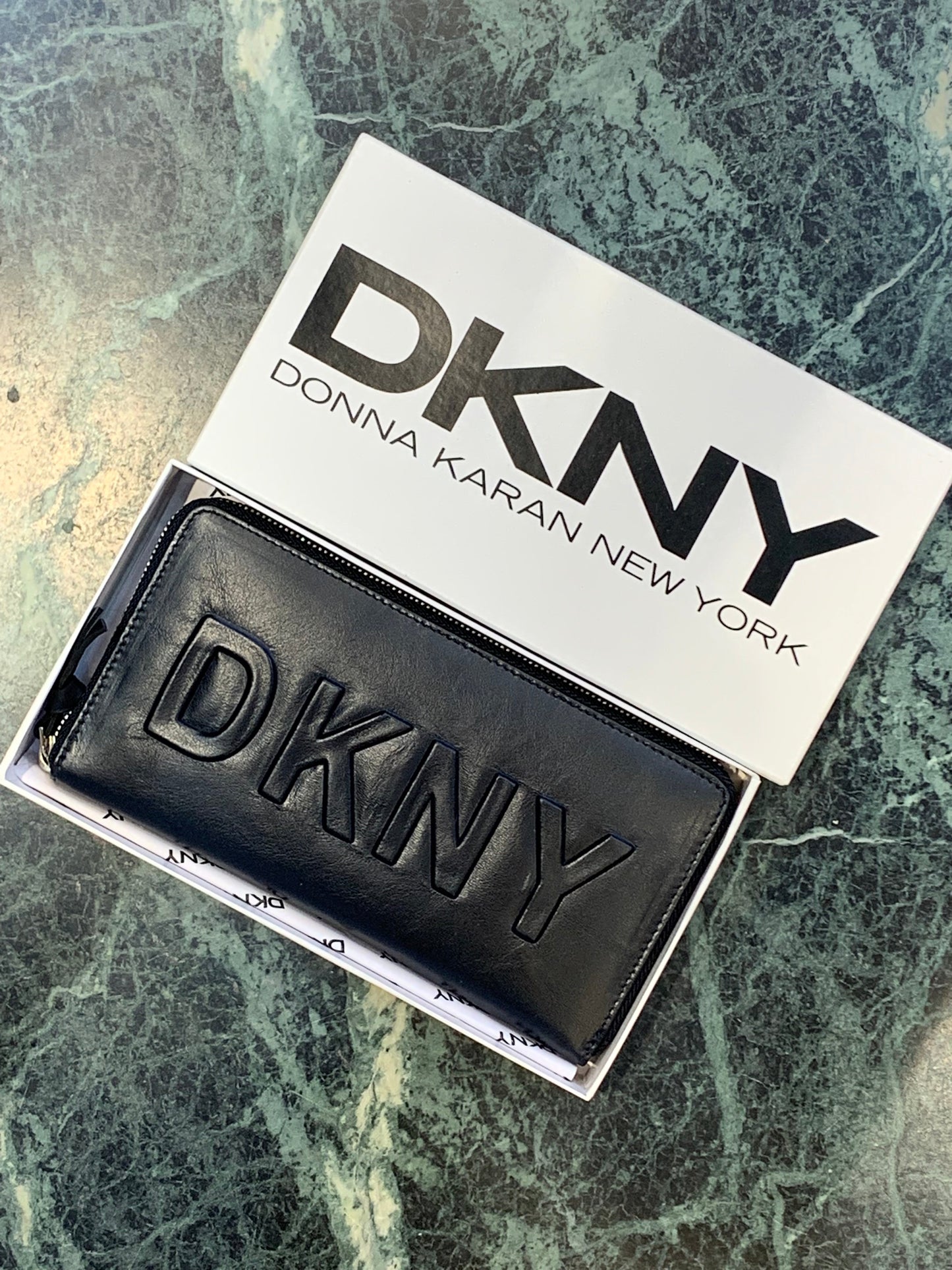 DKN NKD Multi Colour With Simple Design Genuine Leather Ladies Clutch 730724