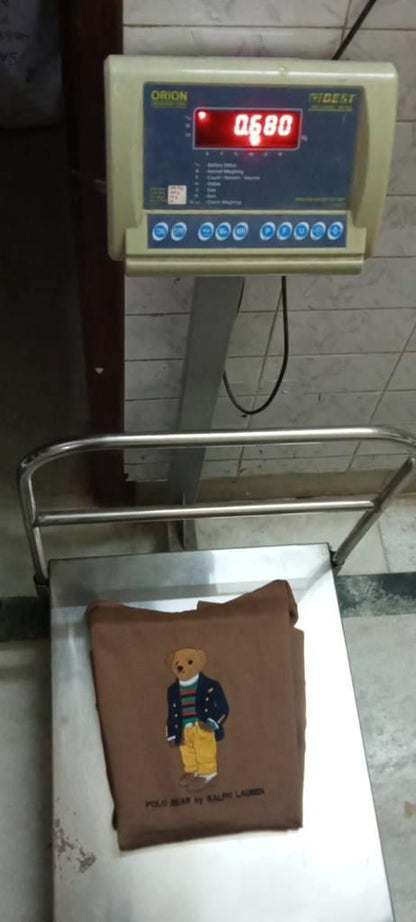 RL LOP POL Teal Colour Hoodie Teddy Bear Man Unisex  9152