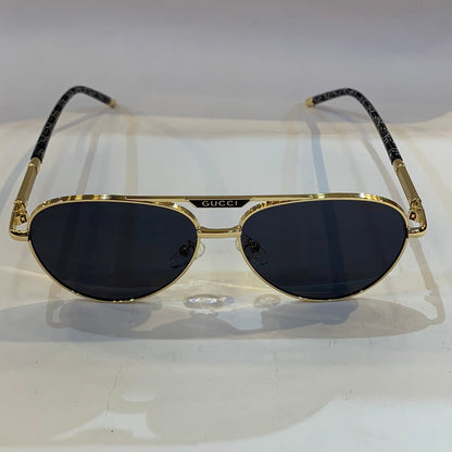 CUG Golden Frame Black Shade Sunglass 2A759 55 17-141