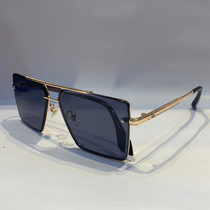 May yam glossy gold Frame gray Shade Unisex Sunglass 22003 60 14 143