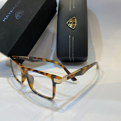 Leopard Frame Transparent Shade Unisex Branded Sunglasses LH010 55 16-145