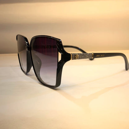 MIJ Black Frame Black Shade Unisex Sunglasses A30109 63 14 141