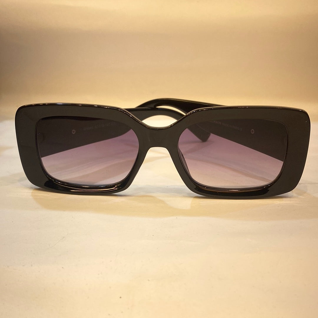 LAB Black Frame Black Shade Unisex Sunglasses W9045 52 18 147 C1