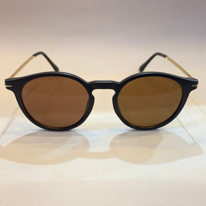 VAD Matte Brown Frame Golden Steak Brown Shade Unisex Sunglasses UM1898 C4 51 22-145