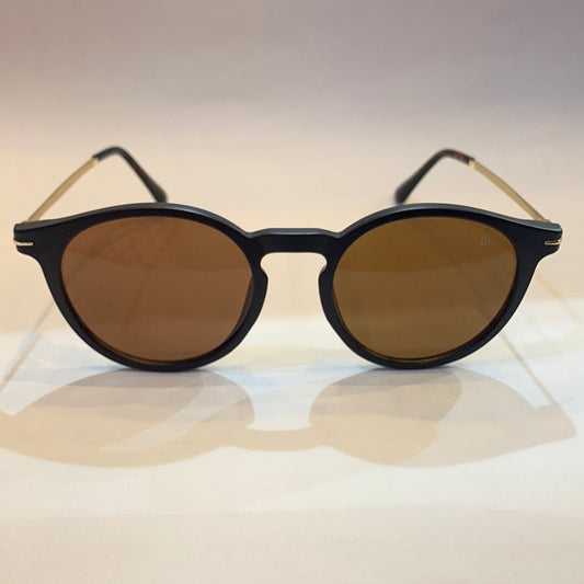 VAD Matte Brown Frame Golden Steak Brown Shade Unisex Sunglasses UM1898 C4 51 22-145