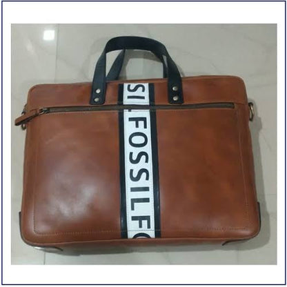 Fos Genuine Leather Laptop Bag