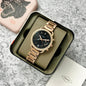 Sof Copper Chain Black Dial Ladies Watch