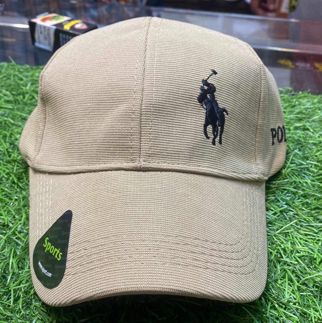 Beige Polo Cap 700593