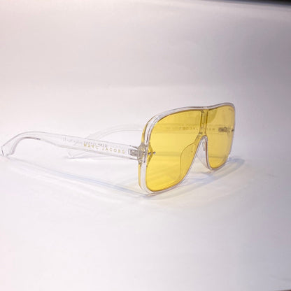 Ram Glossy Transparent Frame Yellow Shade Sunglass 190553 22-135