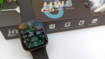 HW8 Max Smart Watch Bluetooth Calling Wireless Charging Wearfit Original with 1.99 Full Screen