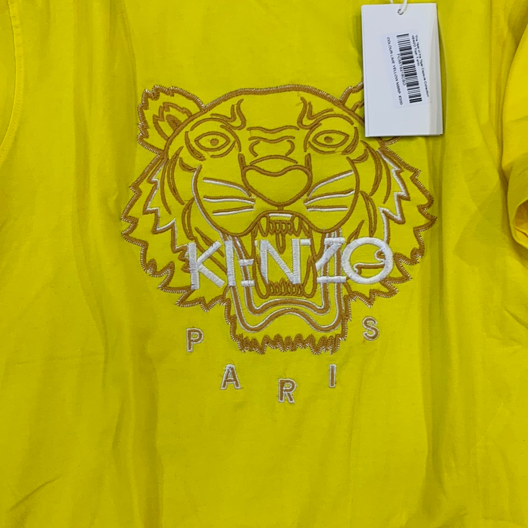 NEK Pairs Yellow Colour Gold  Print Half Sleeves TShirt