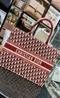 OID Mahroon White Colour Oid Print Big Size Ladies Hand Bag Tote Bag 50019