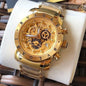 Lvb Gold Chain Yellow Dial Men Watch 901194