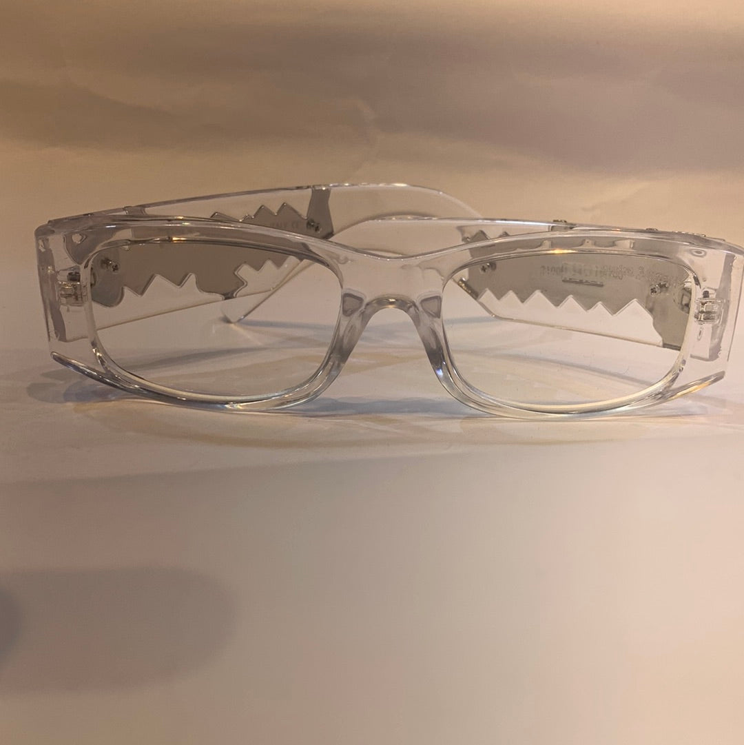LAM Glossy White Frame White Shade Unisex Branded Sunglasses 21009 5419 140