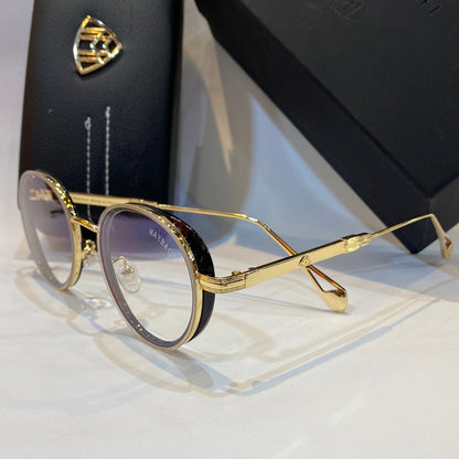 Yam Gold Frame Transparent Shade Unisex Branded 2A409 56 16-126
