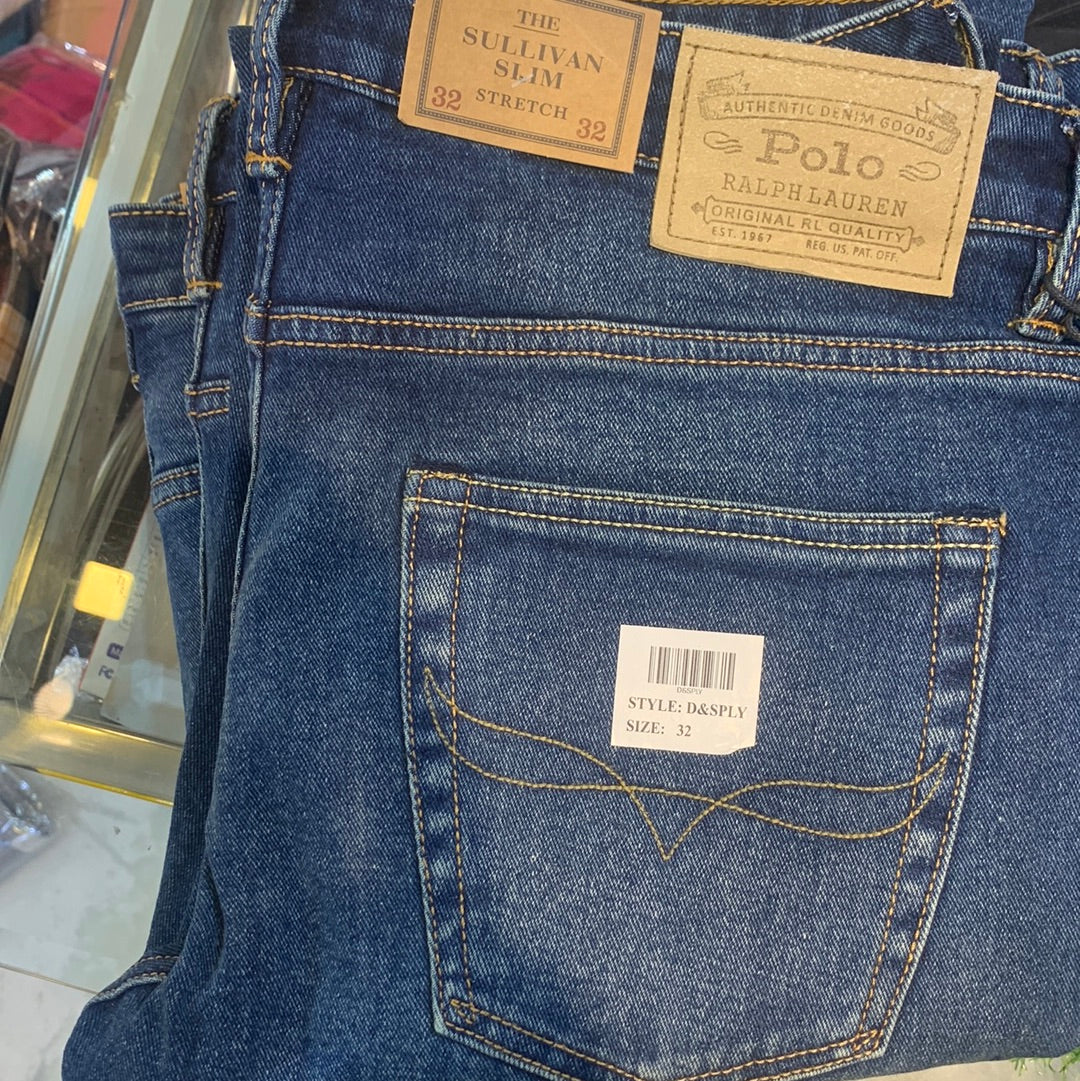LOP RL Blue Faded Straight Fit Jeans for Men Boys LOP Demin  110297