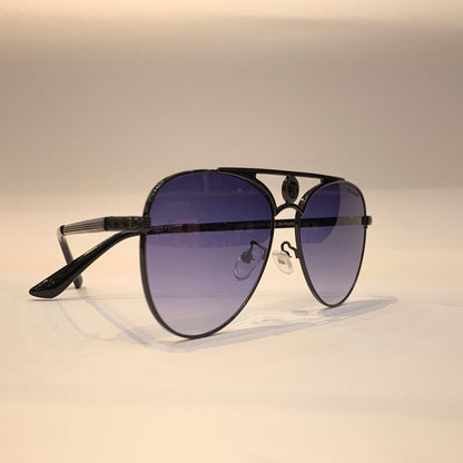 Lab Bal Black Frame Blue Shade Sunglass B85-7257 12-142