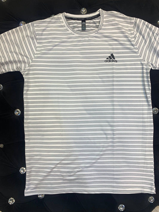IDA White Colour With Front Logo Print Dry Fit Sports TShirt 821304 03082023