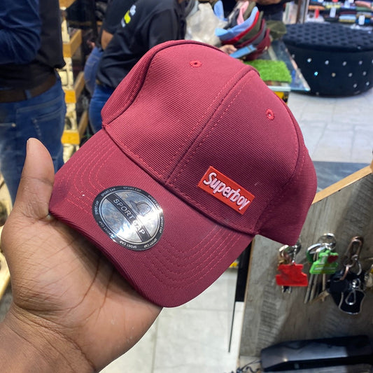 Maroon Colour Sup Pus With Embroidered Design Sports Cap 913057