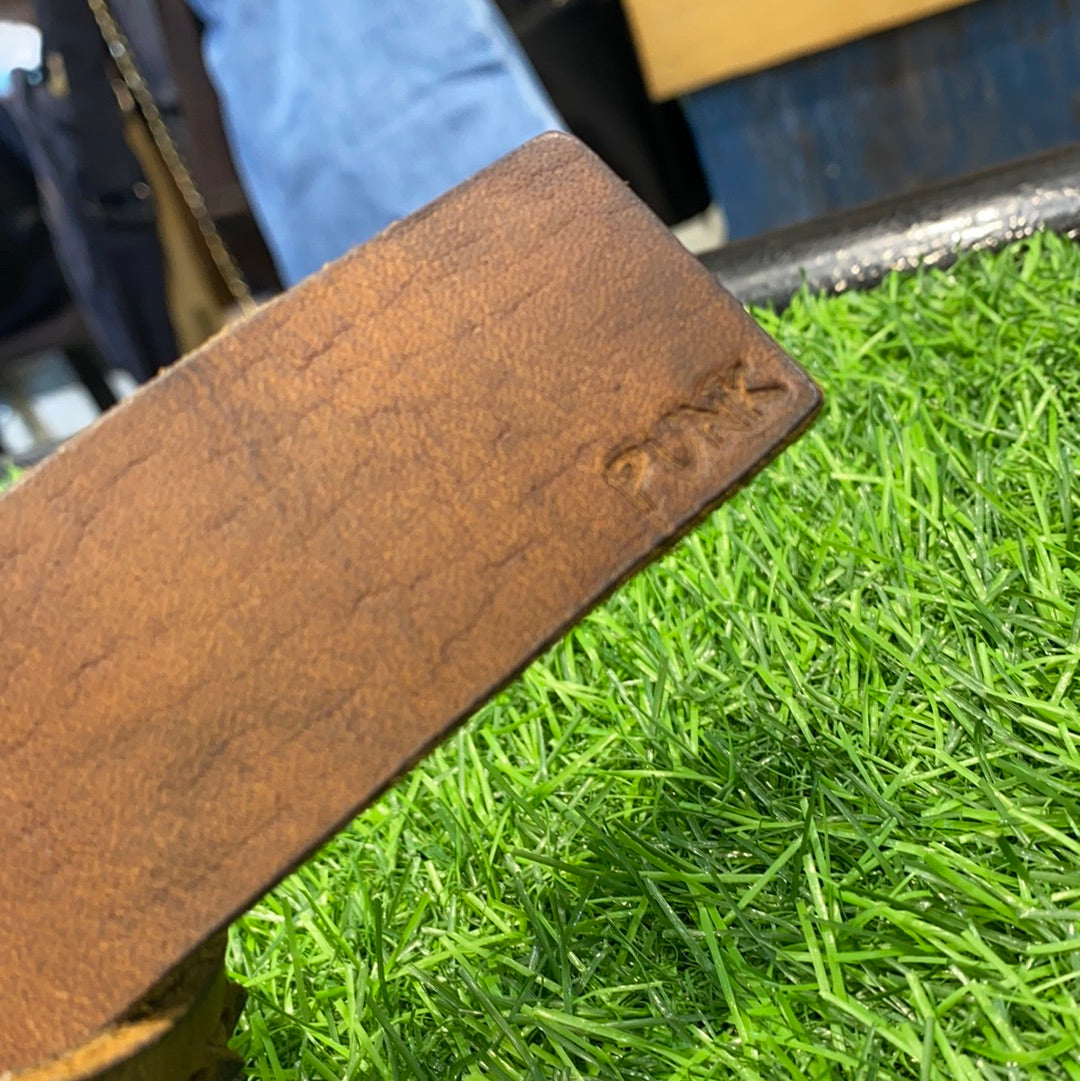 Punk Designer Genuine Leather Belt for Him  11379