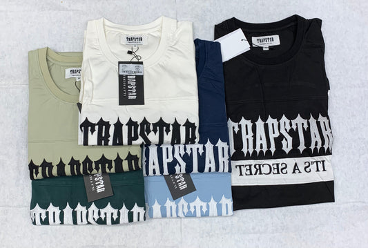 Tapstar White Colour With Front Embroidery Drop Shoulder Tshirt 50168