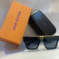 Lou uol Matte black Frame black Shade Unisex Sunglass 210605221-138
