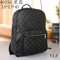 VL LOU UOL Black Colour Monogram Print Imported Quality Backpack 9395