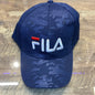 Navy Blue Colour Fila With Embroidery Design Sports Cap 913025