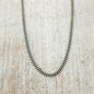 Sliver Stainless Steel Unisex Curb Heavy Chain Necklace 199907