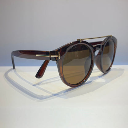 Mot Brown Frame Brown Shade Sunglass
