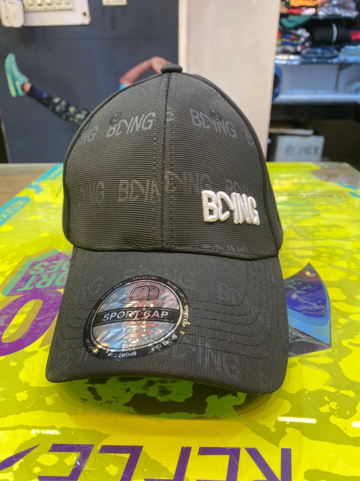Black Colour Bei Ieb Sports Cap 913002