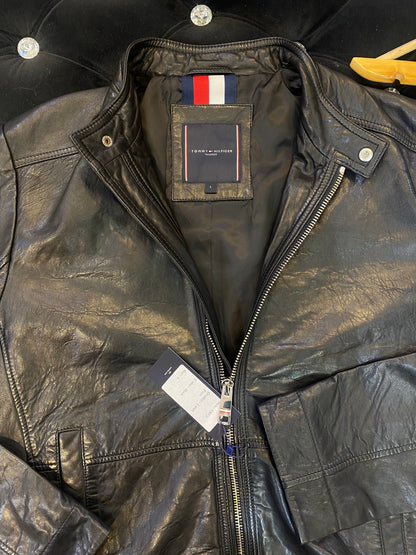 TOM MOT Black Colour Genuine Leather Men’s Jacket CRUZ 19506