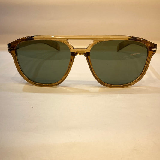 VAD Transparent Frame Green Shade Unisex Sunglasses UM1880 6 55 18 143