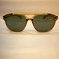 VAD Transparent Frame Green Shade Unisex Sunglasses UM1880 6 55 18 143