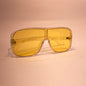 Ram Glossy Transparent Frame Yellow Shade Sunglass 190553 22-135
