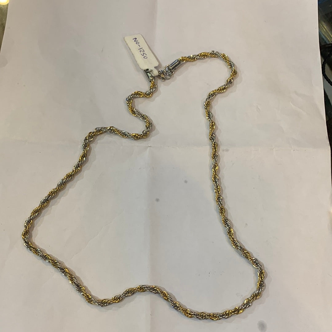 Silver Gold Premium Neck Chain 199944