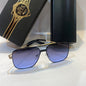 TID Gold Frame Blue Shade Unisex Branded Sunglasses 2A376 46 13-138