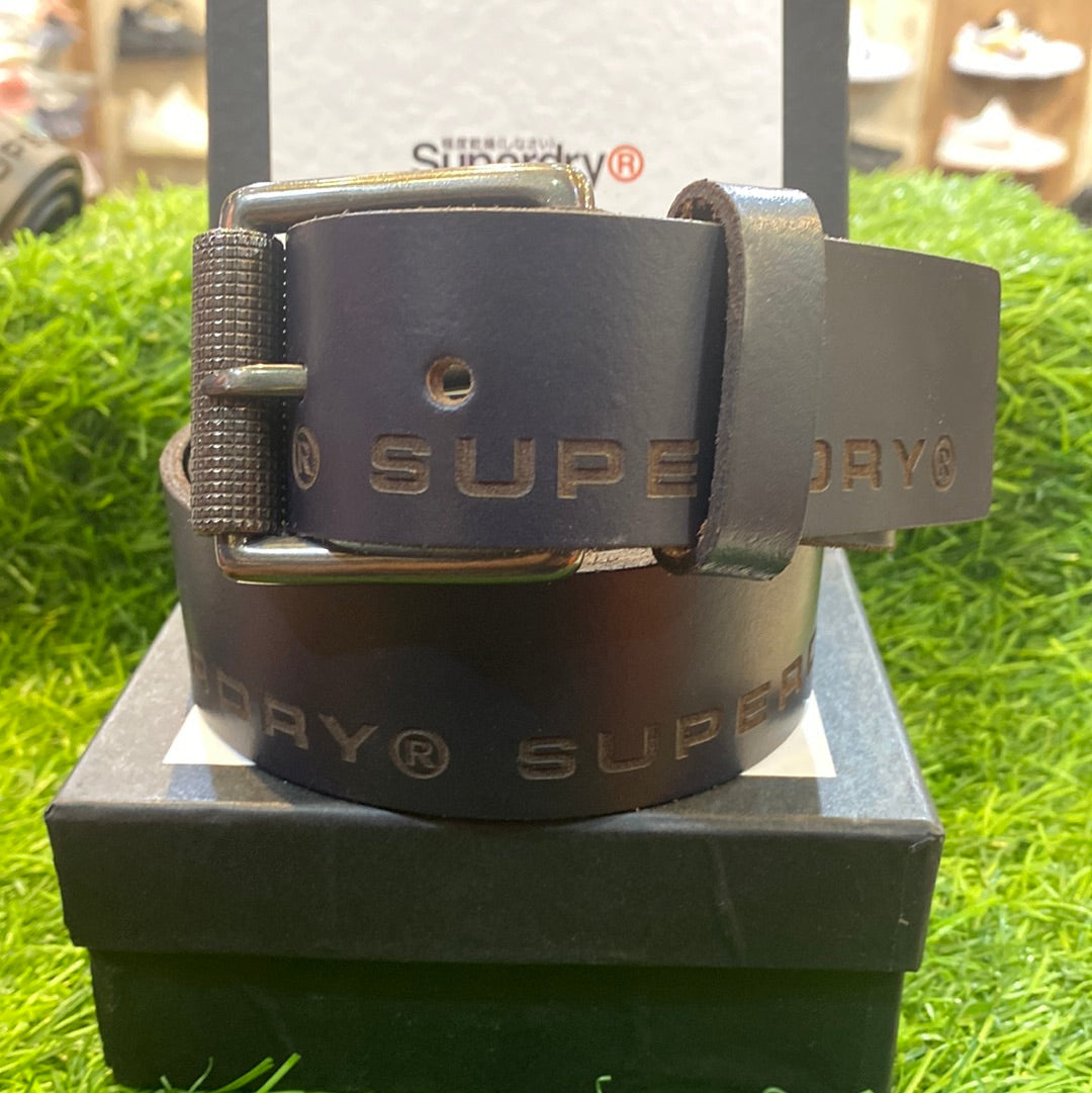 Superdry Pus sup black brown navy blue man’s belt 92814