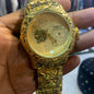 VNI Gold Chain Gold Dial Big Size Men Watch 931303