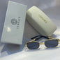 Ver rev Glossy  gold Frame gray Shade Unisex Sunglass 8060 55 17 135