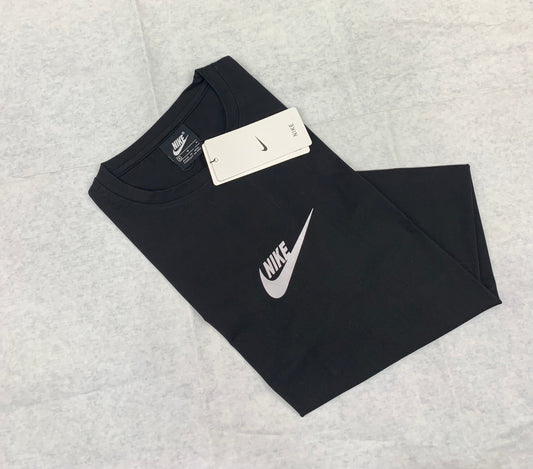 KIN Black Colour With Back Print Round Neck Tshirt 50180