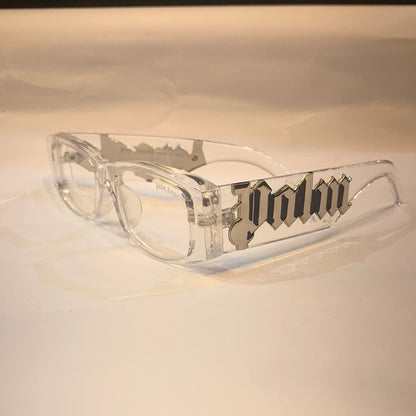LAM Glossy White Frame White Shade Unisex Branded Sunglasses 21009 5419 140