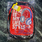 BAG-AGE This is My Life Style Music Original Design Backpack