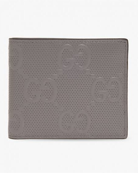 CUG Branded Luxury Italian Leather Men Wallet Model Embossed Grey 60223059