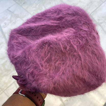 Purple Colour Women Winter Warm Knitted Pumpkin Hat Casual Plus Bean Ladies Cap 9350