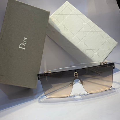 Dio oid silver Frame light yellow Shade Unisex Sunglass 10468 142 0 145