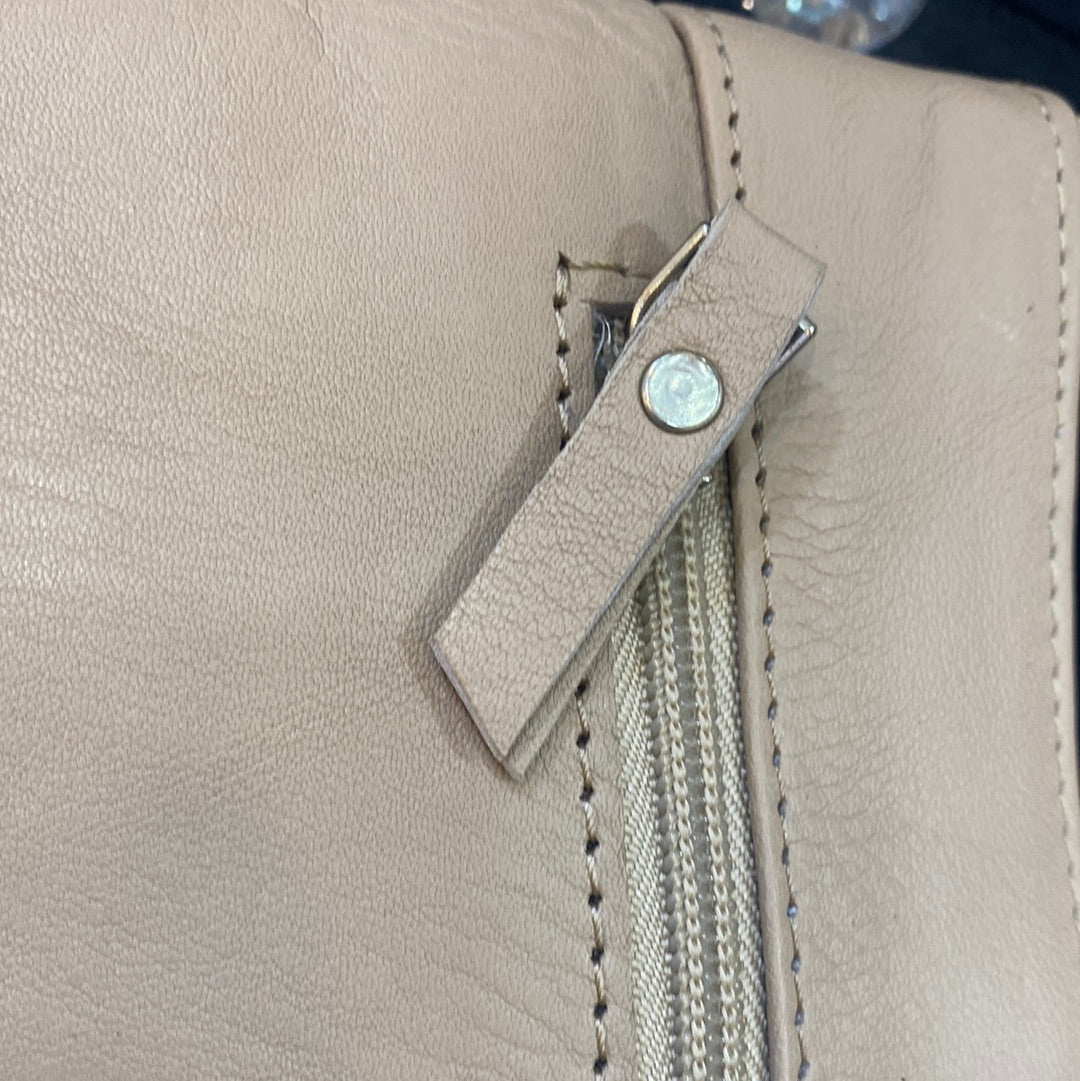 MOT Peach Grey Orange Colour Genuine Leather Heavy Quality Ladies Side Sling Bag 3203