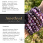Amethyst Natural Stone Beads Unisex Bracelet